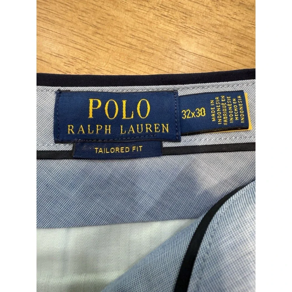 Polo Ralph Lauren US Open Tennis Golf Pants Mens 32x30 Blue Straight Leg Chinos